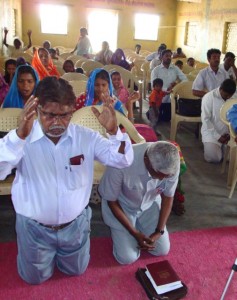 Pastors in India crying out to God.