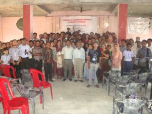 Seminar participants in West Bengal, northern India