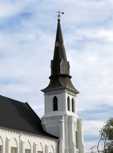 The steeple of Emanuel African Methodist Episcopal Church, Charleston, SC. (Photo courtesy Spencer Means)