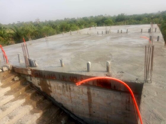 Roof Completed for Benin Bible School