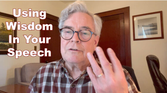 Wisdom IV: Using Wisdom in Your Speech [Audio & Video]